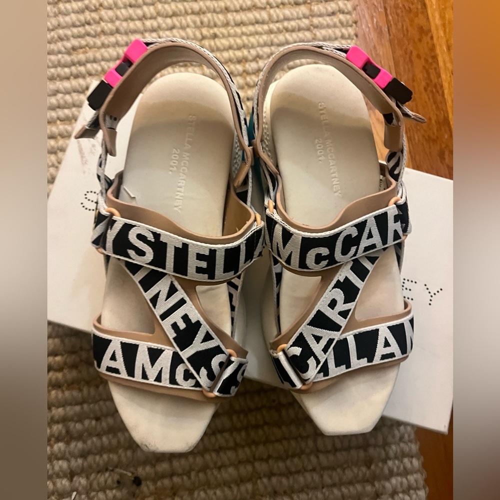 Stella McCartney Black and White Sandals